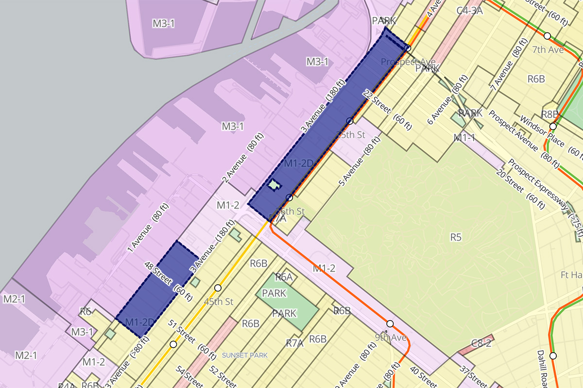 M1-2D Zoning NYC