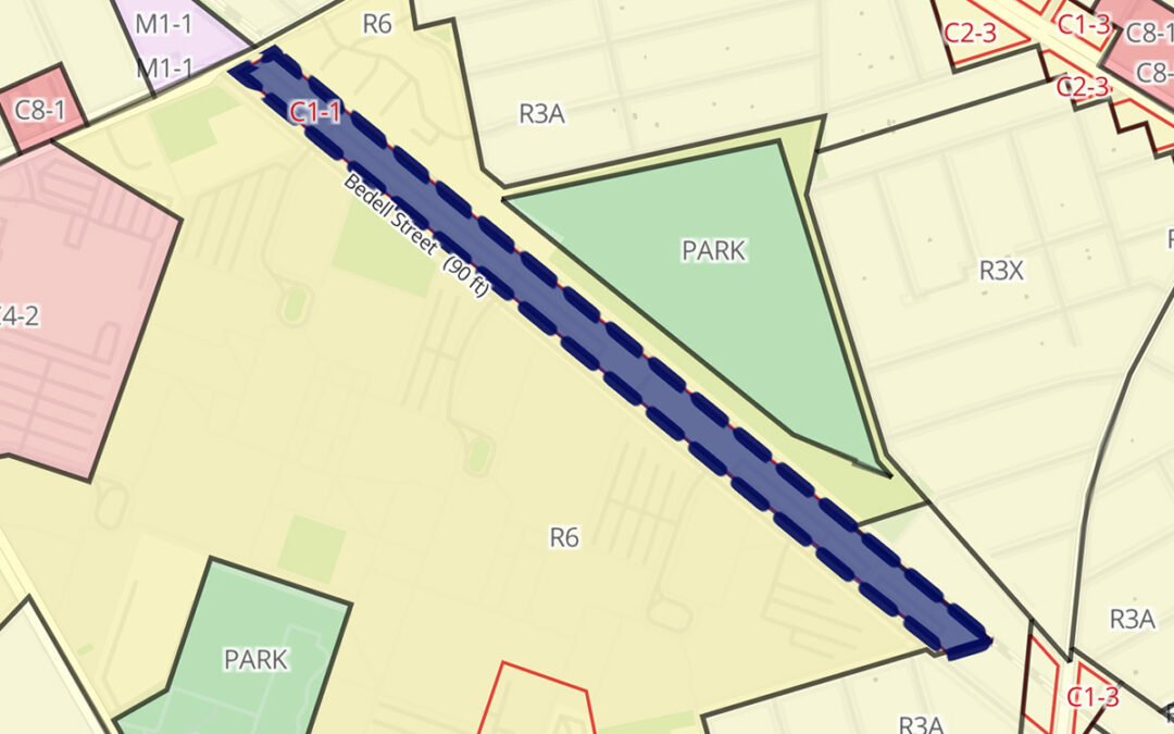 C1-1 Zoning NYC, Commercial Overlay