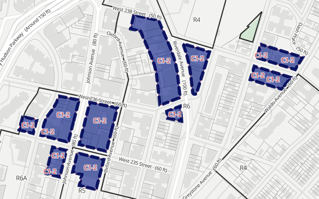 C1-2 Zoning NYC, Commercial Overlay