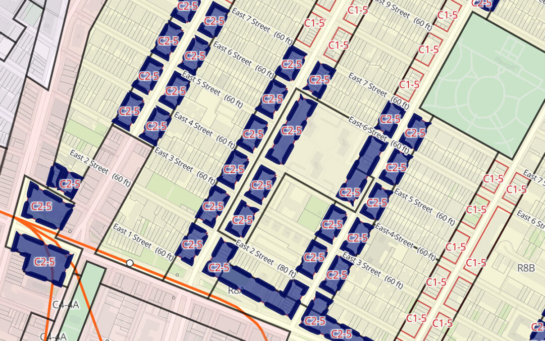 C2-5 Zoning NYC, Commercial Overlay