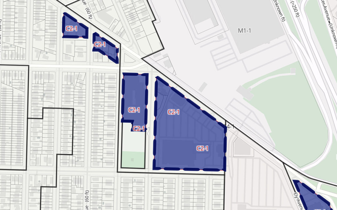C2-1 Zoning NYC, Commercial Overlay