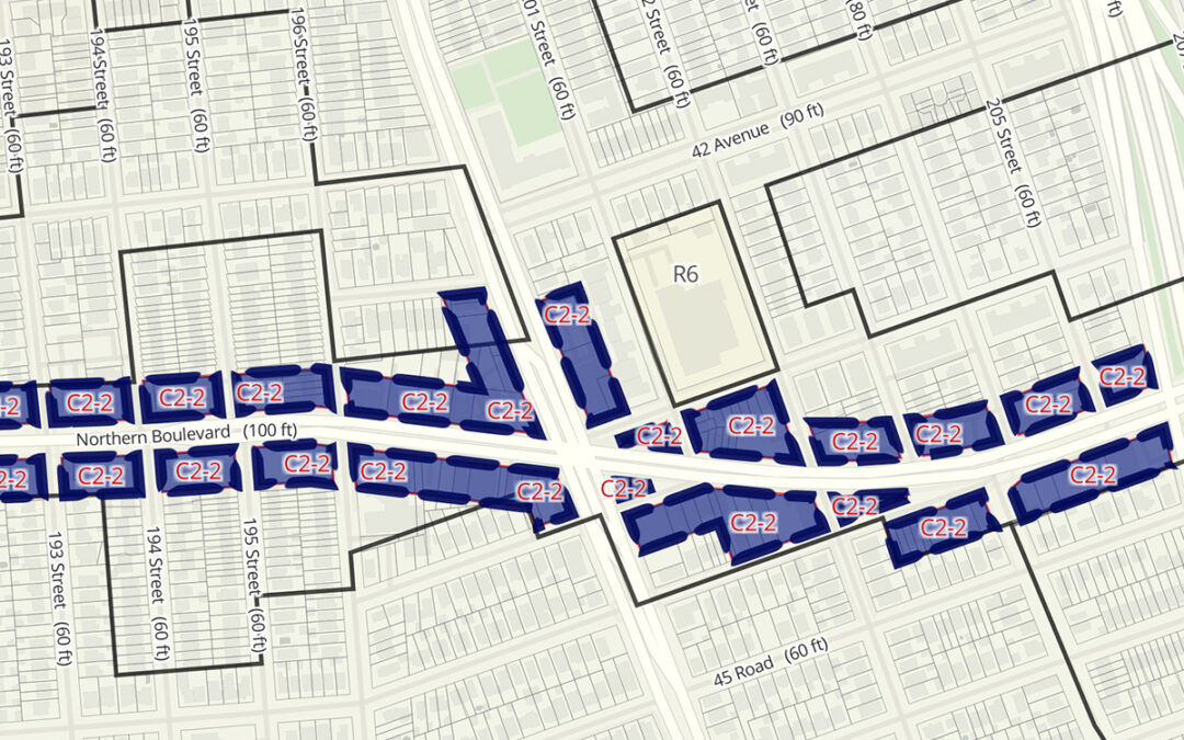 C2-2 Zoning NYC, Commercial Overlay